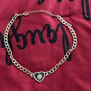 Gold Heart Pendant Necklace